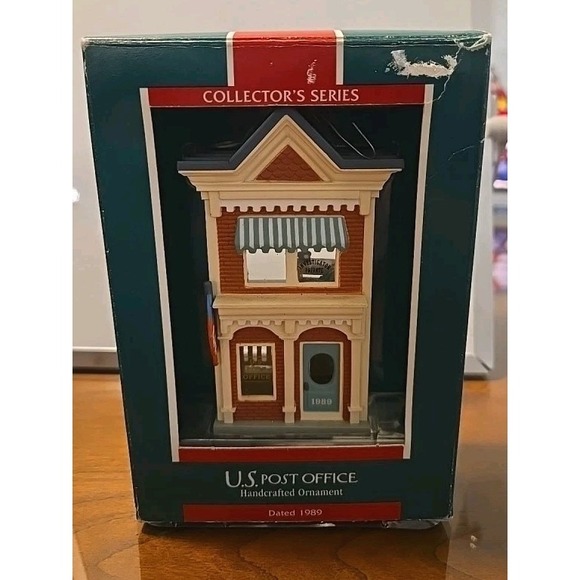 Hallmark Other - Hallmark‎ 1989 U.S. Post Office Ornament w/ Box Collector's House Series Vintage